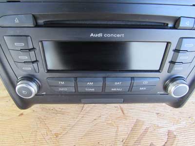 Audi TT Mk2 8J OEM Concert Stereo CD Player Head Unit 8J0035186P 2008 20094